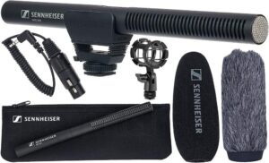 Sennheiser MKE 600 Video, Cinema and Broadcasting Shotgun Microphone Kit