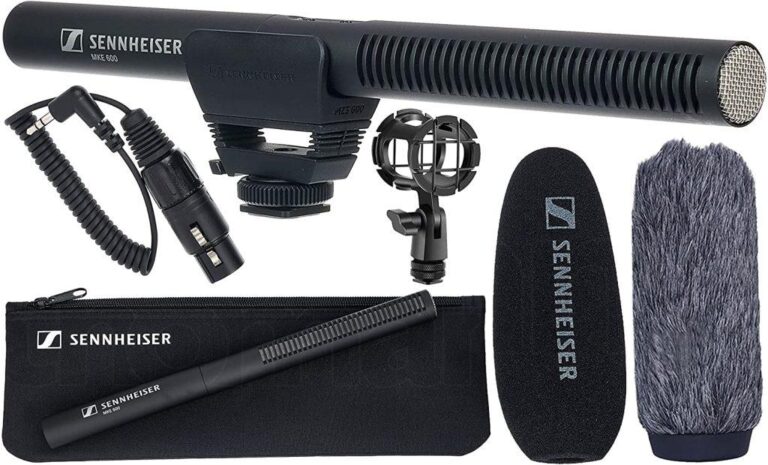 Sennheiser MKE 600 Video, Cinema and Broadcasting Shotgun Microphone Kit